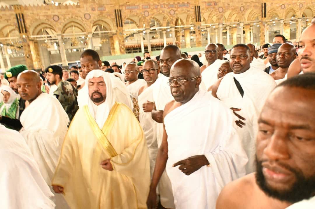 Photos: President Tinubu Performs Umrah In Makkah