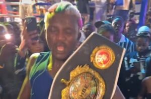 Portable Beats Charles Okocha In Celebrity Boxing Fight