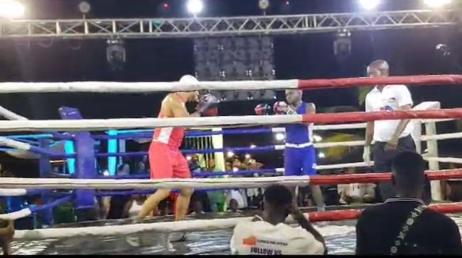 Portable Beats Charles Okocha In Celebrity Boxing Fight