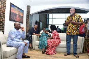 PHOTOS: Aiyedatiwa Visits Akeredolu’s Family In Ibadan