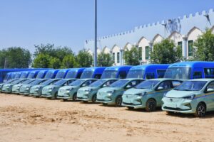 President Tinubu Commissions Zulum’s 107 Electric/Gas Buses And Taxis In Borno