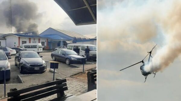 NAF Helicopter Crashlands In Port Harcourt