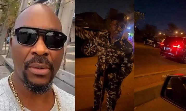 Video: Moment Fayose’s Brother Stops Minister Driving Against Traffic