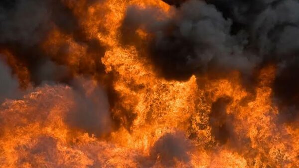 VIDEO: Fire Razes Ibadan Community