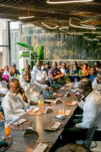 Tony Elumelu Reunites With His Standard Trust Bank Team