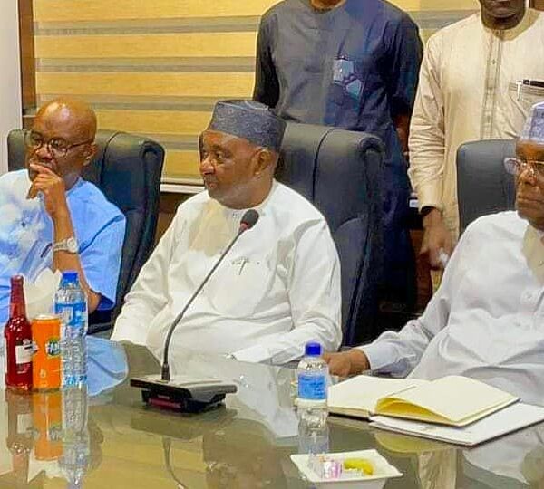 Wike And Atiku Attend PDP Caucus Meeting - First After Presidential Election