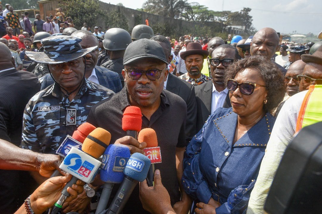 Rivers Governor Visits Scene Of Explosion