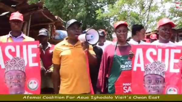 Afemai Coalition For Asue Ighodalo Engages Afuze Market Community