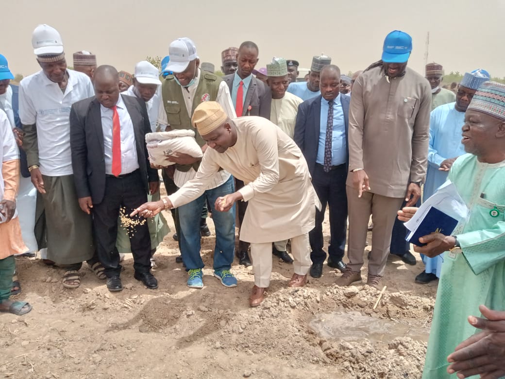 Zulum Flags Off Distribution Of Crop Production Inputs For 2024 Rainy Season In North-East 