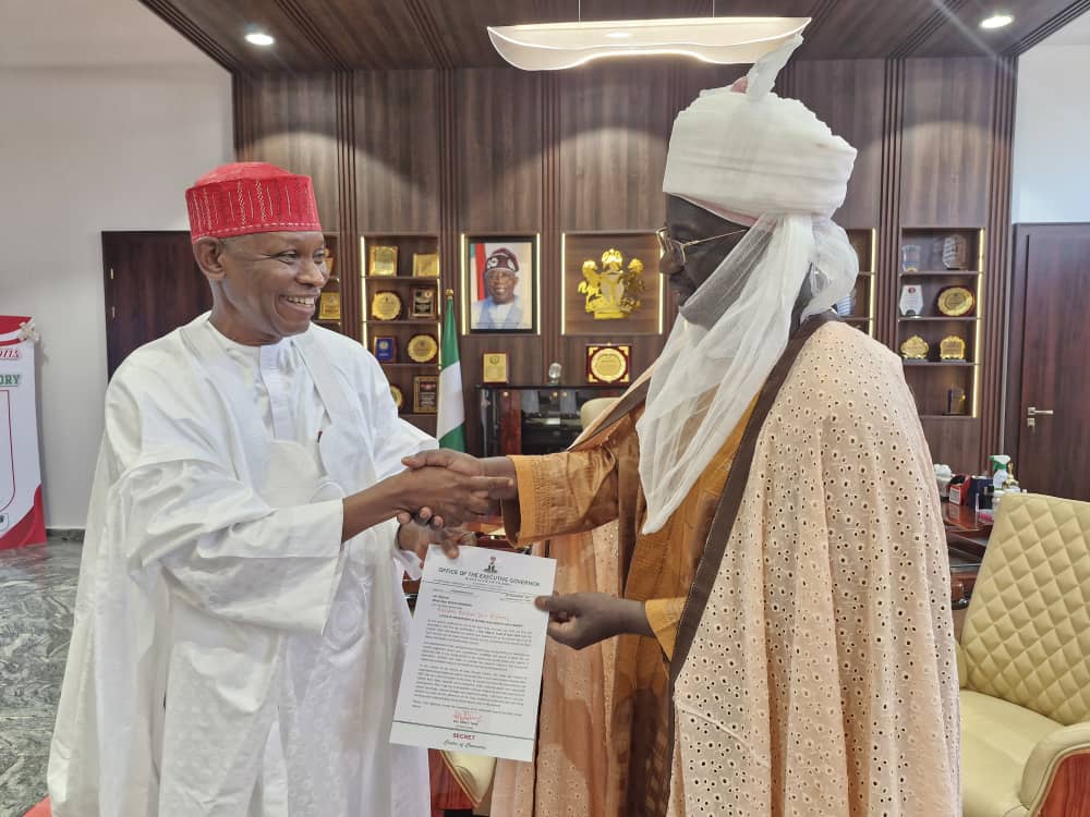 Reinstated Emir ZOf Gaya Receives Appointment Letter