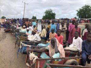 Zulum Gives Food Items And Financial Support To 25000 Heads of Households