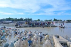 Zulum Inspects Roads And Bridges Damaged By Devastating Flooding