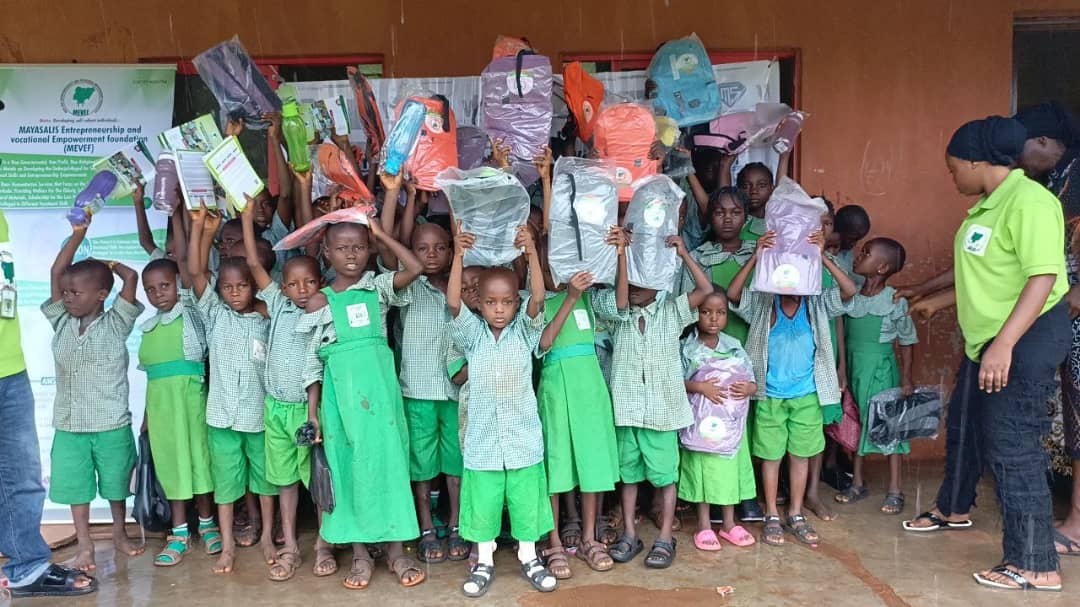 Underprivileged Edo Pupils Get Back-to-School Boost From MEVEF
