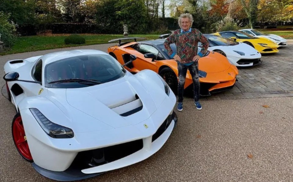 See Why Rod Stewart Is Selling His Luxury Sports Cars