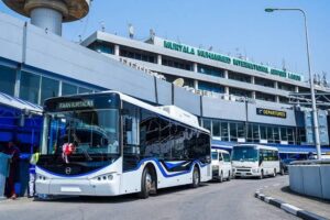Keyamo Inaugurates E-gate And CNG-powered Buses At Lagos Airport