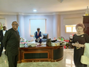 Photo News: Peter Obi Meets Afe Babalola - Visits Dele Farotimi In Prison