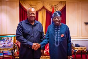 PHOTOS: Ghanaian President-elect Mahama Visits Tinubu In Abuja