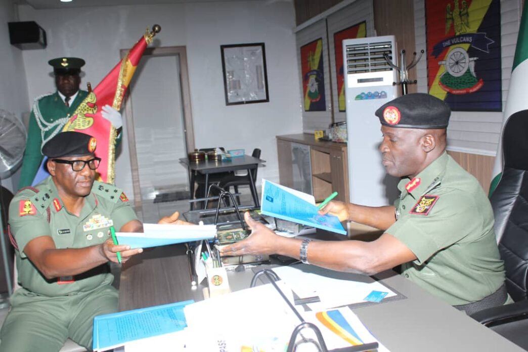 Brigadier General Ifeanyi Assumes Command As 12th Commander 32 Artillery Brigade