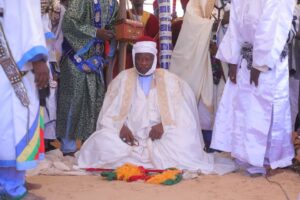 Mammoth Crowd As Gov Zulum Presents Staff Of Office To Shehu Of Dikwa