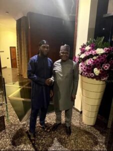 PHOTOS: Burna Boy Joins Dangote For Iftar