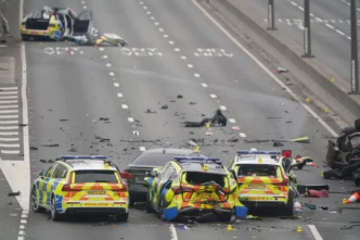 Tyneside Crash: 7 Police Officers Injured In High-Speed Pursuit
