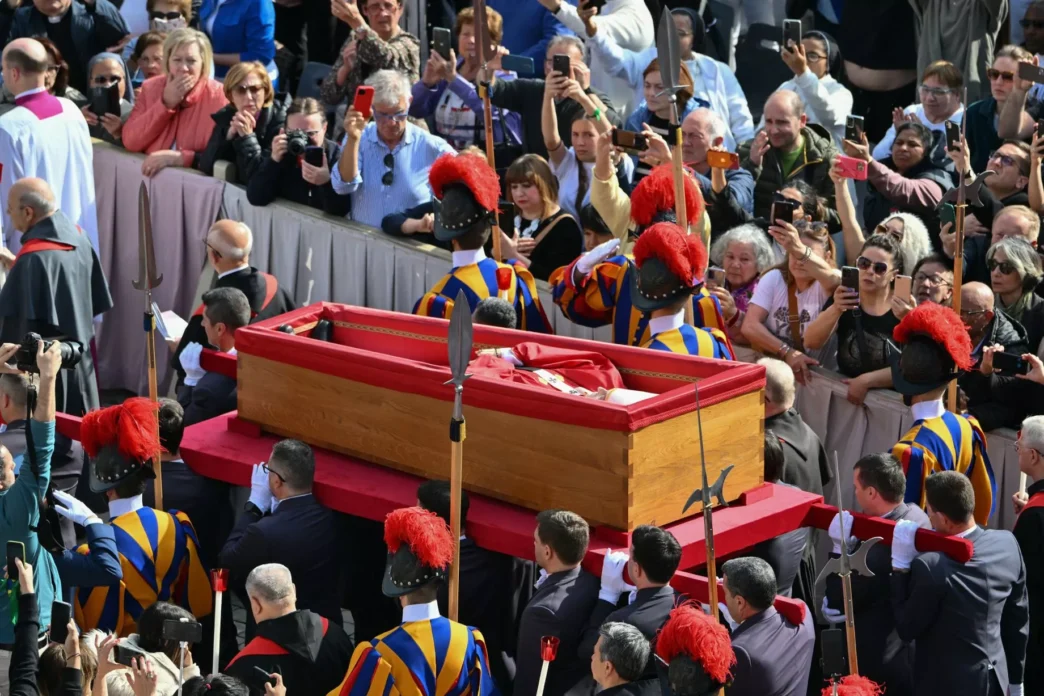 Pope Francis' Body Carried To St. Peter's Basilica For Public Mourning