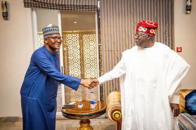 Tinubu Congratulates Aliko Dangote On World Bank Appointment
