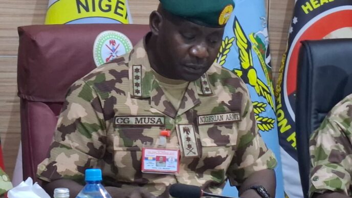 CDS), General Christopher Musa, has disclosed that troops were present in the town of Yelwata, Benue State