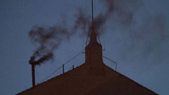 Black Smoke Appears Again As Cardinals Fail To Elect New Pope In Second Round