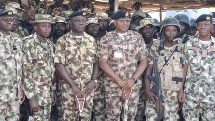 Naval Chief Visits Baga And Applauds Troops For Decimating ISWAP Fighters In Lake Chad