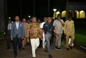 Photo News: Tinubu Hosts Wike And Fubara For Peace Talks