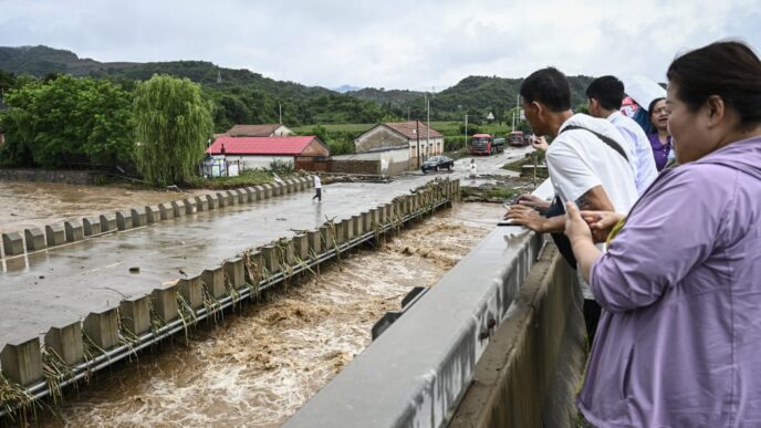 4 Dead As Heavy Rains Wreak Havoc In Northern China