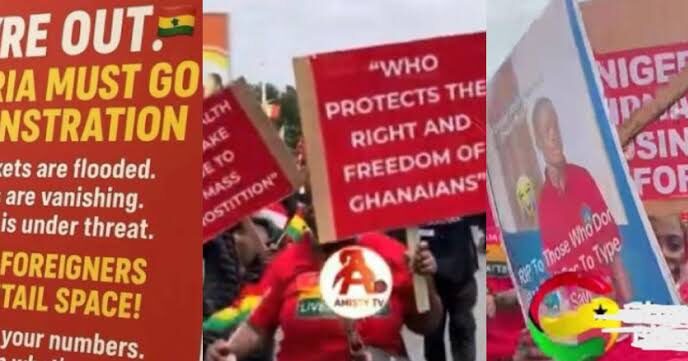 Ghanaian Protesters Demand Expulsion Of Nigerians
