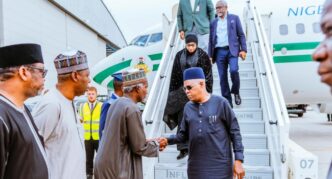 Shettima And Gbajabiamila Arrive In London To Receive Buhari’s Body