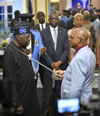 Tinubu Conferred With Knight Commander Of The Order Of Saint Lucia