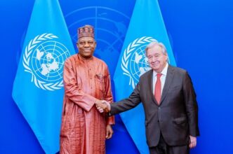 Shettima Meets UN Chief - Pushes Nigeria’s Security Council Bid And Development Partnerships