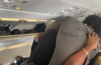 VIDEO: Mr Jollof And VeryDarkMan Fight Aboard Plane