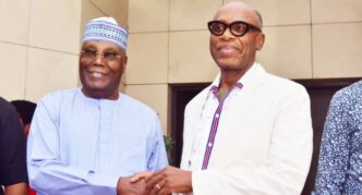 Atiku Meets Amaechi In Abuja Following ADC Presidential Primary Win
