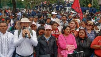 Mexico City Demonstrators Block Road To World Cup Venue Ahead Of Opening Match