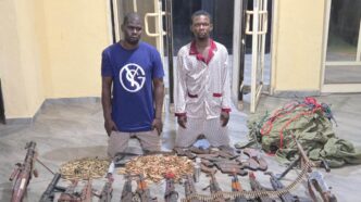 Weapons And NYSC Uniforms Recovered As DSS Busts Suspected ESN Hideout