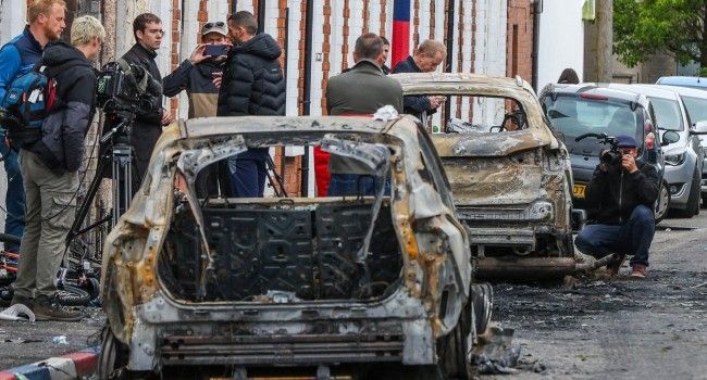Anti-Immigration Protests Turn Violent In Belfast After Stabbing Incident