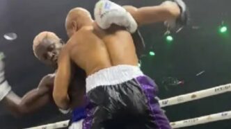 Charles Okocha Declared Winner As Portable Exits Celebrity Boxing Bout