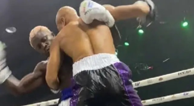 Charles Okocha Declared Winner As Portable Exits Celebrity Boxing Bout